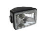 Headlight square 150mm black clear glass A-quality thumb extra