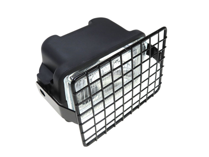 Headlight grill square 100x140mm black  product
