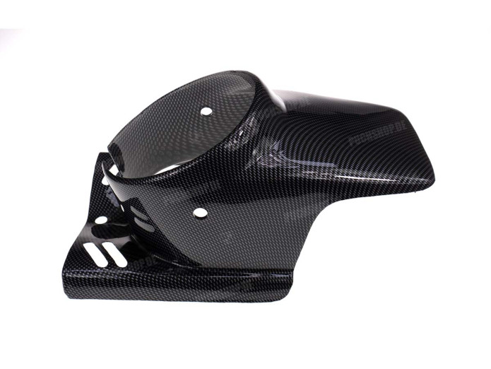 Scheinwerfer verkleidung Rund Puch Maxi / Macho Rider Universal Carbon-Look 