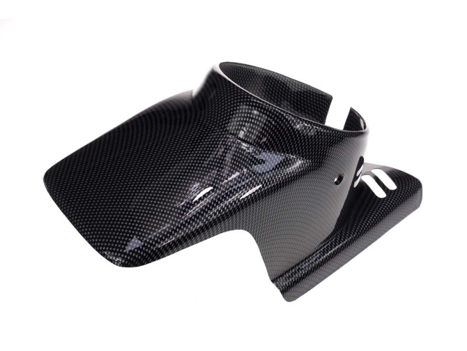 Headlight spoiler round carbon look Puch Maxi / universal product