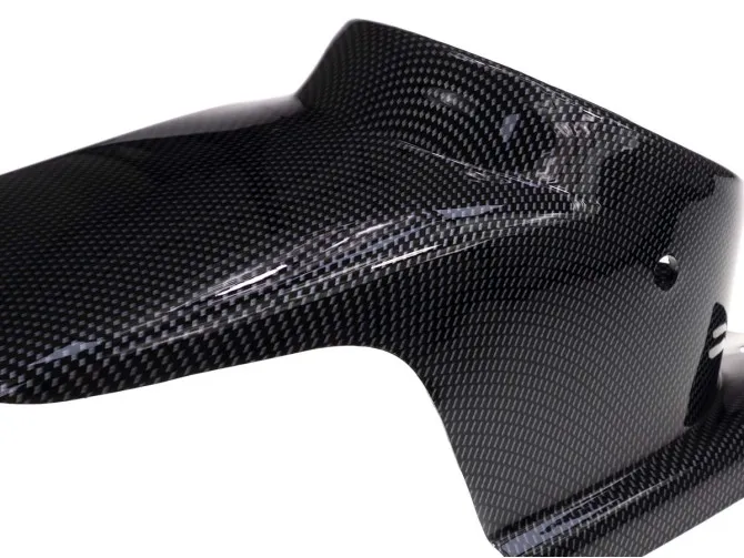 Koplampspoiler rond carbon look Puch Maxi / universeel product