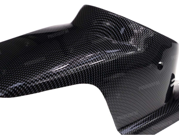 Scheinwerfer verkleidung Rund Puch Maxi / Macho Rider Universal Carbon-Look 
