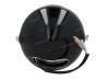 Koplamp rond 165mm Angel Eye "V1" LED 12V glans zwart 