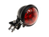 Taillight Puch universal 12V LED small black round 