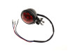 Taillight Puch universal 12V LED small black round 