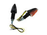 Indicator universal LED model arrow black set 