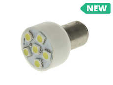 Light bulb BAY15d 12V Bollard LED 6 SMD white (DC)