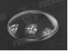 Headlight round 165mm with angel eye black LED 12V white light (only glass) thumb extra