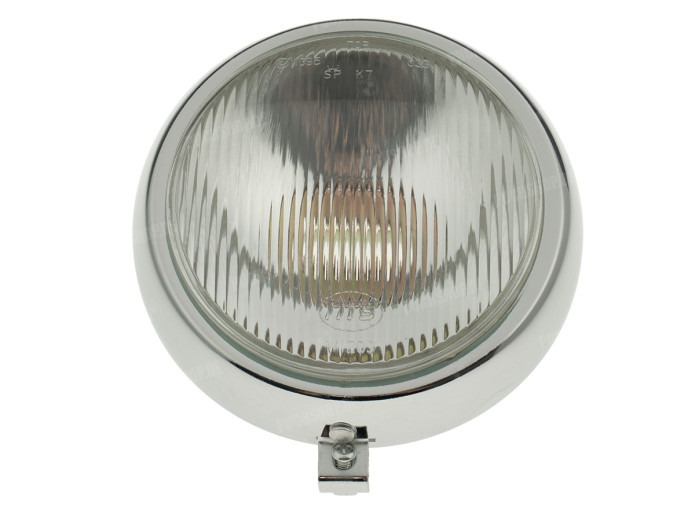 Koplamp rond inbouw 120mm Puch Monza