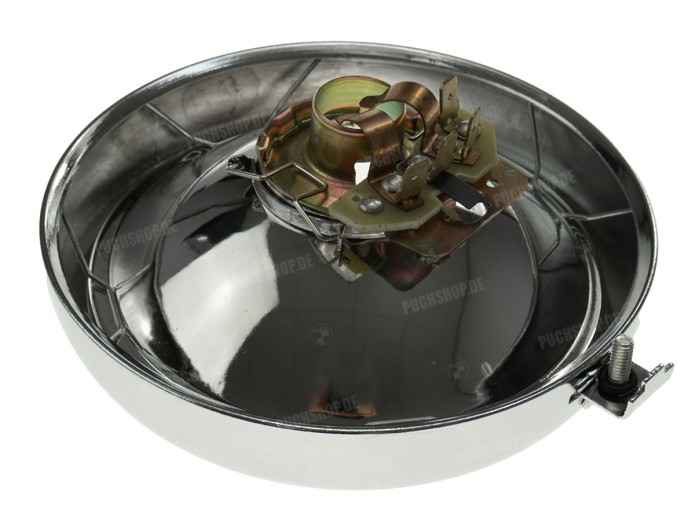 Koplamp rond inbouw 120mm Puch Monza