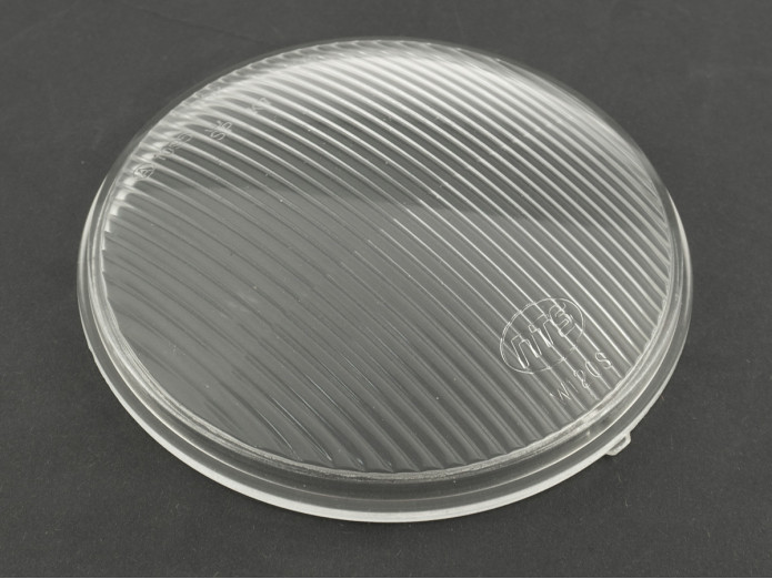 Koplamp rond inbouw glas 120mm Puch Monza / Dakota / diverse modellen