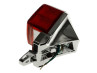 Puch Lighting Tail light big chrome Taillight Puch Maxi / Pearly style big model with brake light chrome