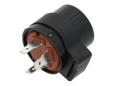 Knipperlicht relais 12V 3-pins met aansluiting voor controle lamp (voor LED) Knipperlicht relais 12V 3-pins met aansluiting voor controle lamp (voor LED)