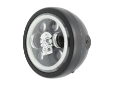 Scheinwerfer Rund 165mm Angel Eye "RGB Skull" LED 12V