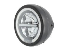 Koplamp rond 165mm Angel Eye "V2" LED 12V Koplamp rond 165mm Angel Eye "V2" LED 12V