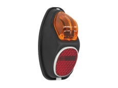 Achterlicht Puch universeel model Hella groot zwart Achterlicht Puch universeel model Hella groot zwart