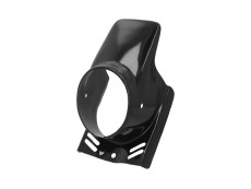 Headlight spoiler round Puch Maxi / Macho Rider universal black 