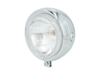 Headlight round 130mm Maxi chrome GUIA