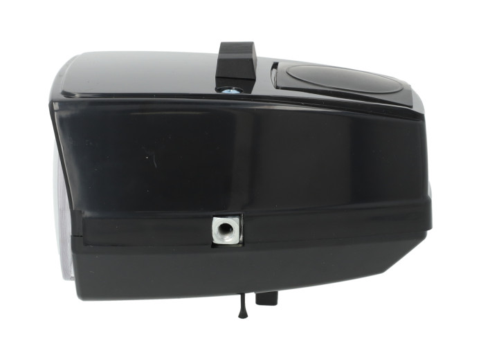 Scheinwerfer Eckig 115mm Schwarz mit Schalter