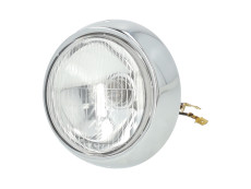Headlight round built-in 108mm Puch MV / VS / MS / DS Headlight round built-in 108mm Puch MV / VS / MS / DS