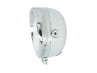 Headlight round 130mm classic chrome 