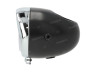 Headlight egg-model 130mm GUIA large model black with chrome Headlight egg-model 130mm GUIA large model black with chrome