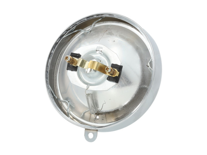 Scheinwerfer Eierlampe 102mm Puch Maxi S / N Ring Chrom mit Glas