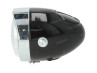 Puch Lighting Headlight unit Egglight black Remake Headlight egg-model 102mm complete black replica