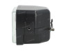 Headlight square 150mm black clear glass A-quality Headlight square 150mm black clear glass A-quality