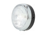 Headlight round 145mm GUIA black Headlight round 145mm GUIA black