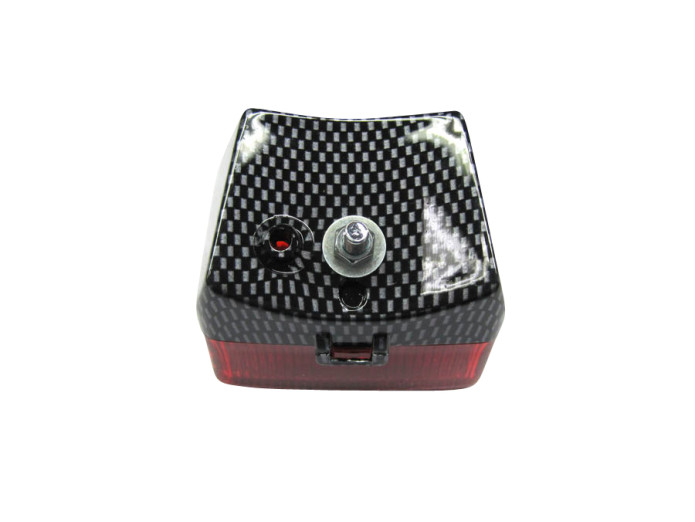 Achterlicht Puch Maxi S / N / X30 model Ulo carbon look