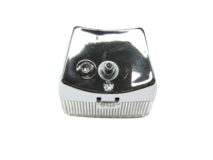 Taillight Puch Maxi S / N / X30 model Ulo chrome diamond pattern 