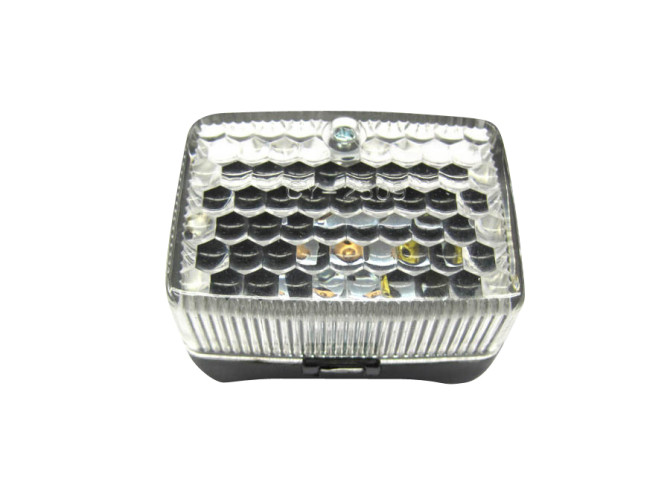 Taillight small model Ulo black with diamond pattern glass product