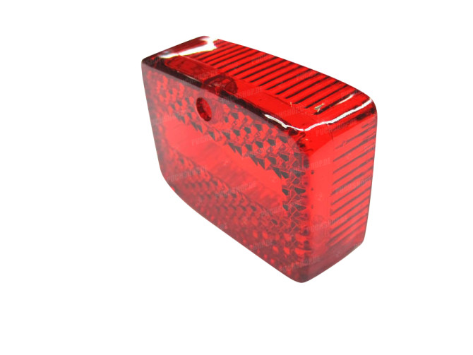 Achterlicht klein model Ulo rood (alleen glas) 1