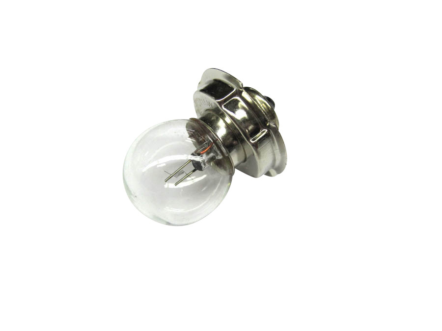 Lamp P26s 6 Volt 15 Watt koplamp met kraag main
