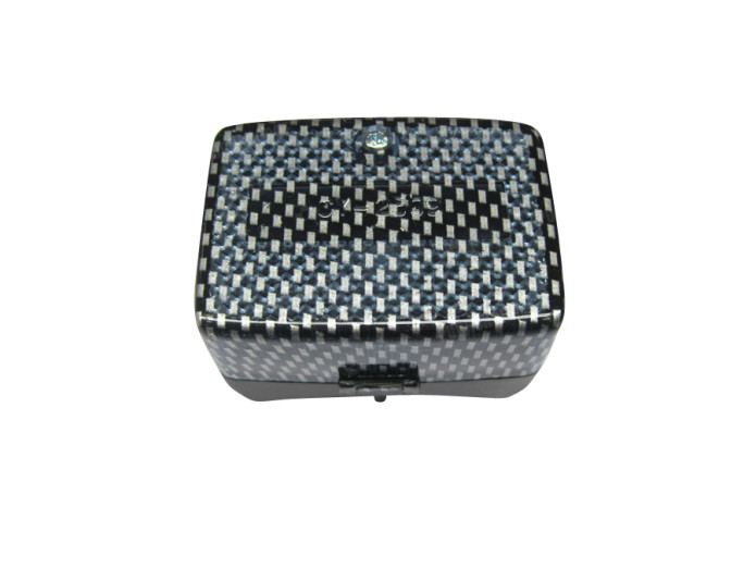 Achterlicht Puch Maxi S / N / X30 model Ulo zwart carbon look glas 
