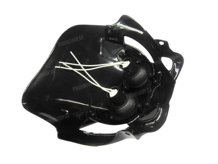 Headlight spoiler headlight streetfight cap black