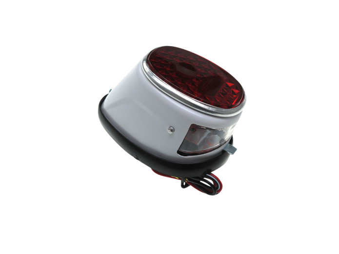 Taillight Puch Maxi N / S / DS / MS / MV / VS classic white