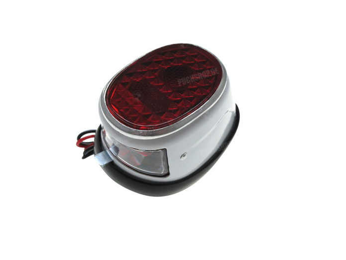 Achterlicht Puch Maxi N / S / DS / MS / MV / VS classic wit