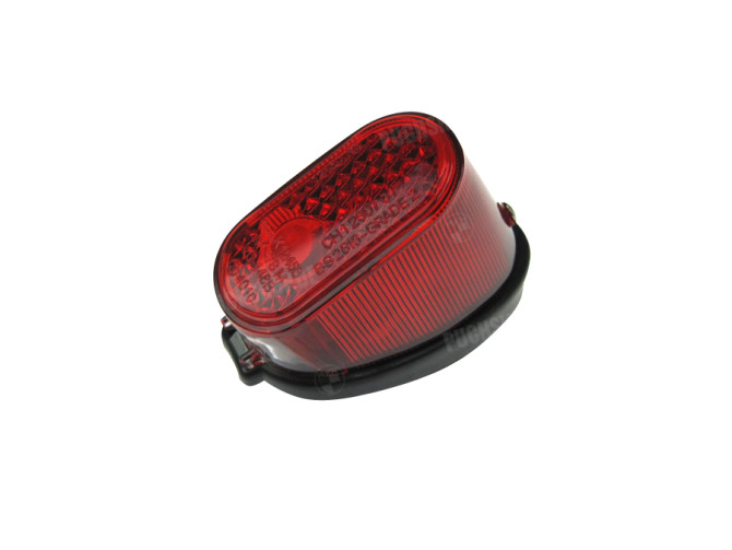 Taillight Puch Maxi N / S / DS / MS / MV / VS with thick rubber and approval numbers main