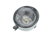 Headlight round 130mm classic chrome