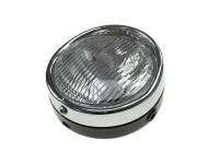 Headlight round 140mm black GUIA with switch