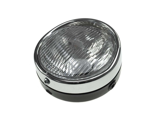 Headlight round 140mm GUIA with switch black  product