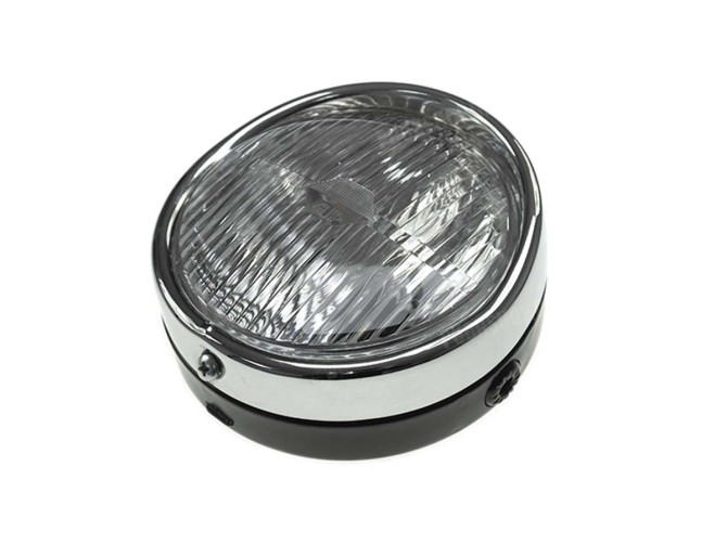 Headlight round 140mm GUIA with switch black  main