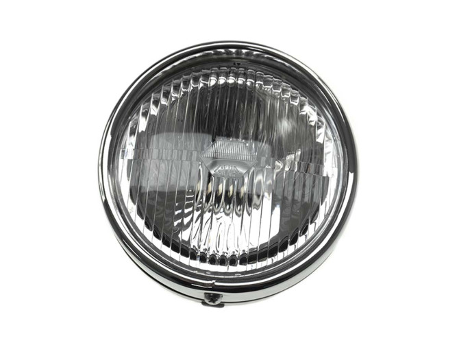 Headlight round 140mm GUIA with switch black  product