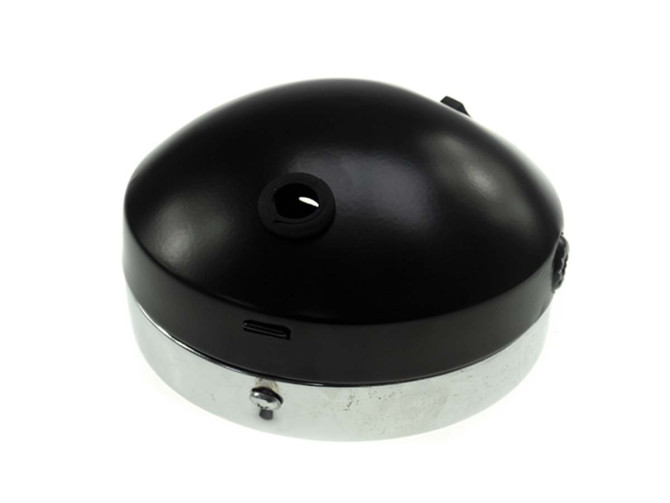 Headlight round 140mm GUIA with switch black  product