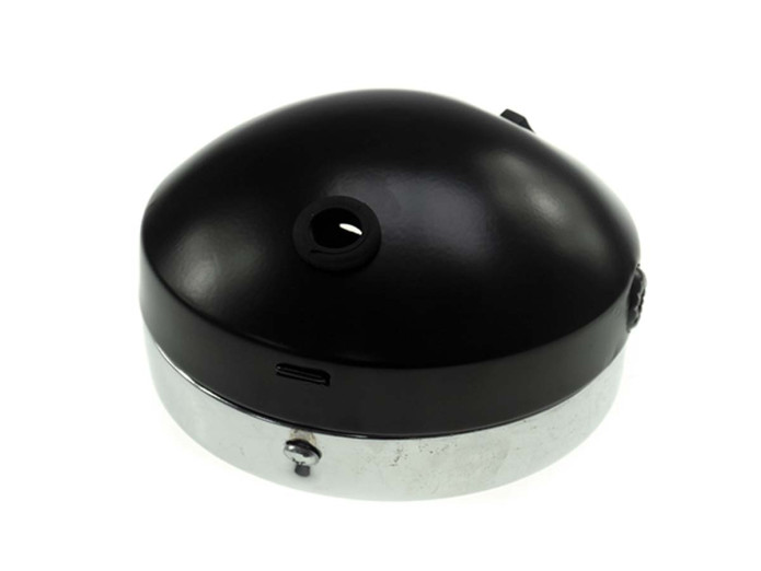 Koplamp rond 140mm GUIA met schakelaar zwart 