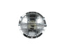 Headlight round 130mm cross with grill  2