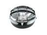 Puch Nieuwe producten Puch Koplamp Cross Koplamp rond 130mm cross met grill zwart met chroom (BA20D)