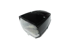 Headlight square 115mm black LED 6V